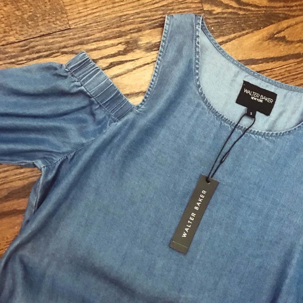 NWT Walter Baker Cold Shoulder Tunic